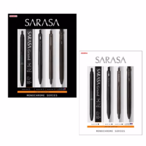 ست روان نویس (0.5) 4 عددی مدل مونوکروم GARAND ساراسا زبرا ZEBRA