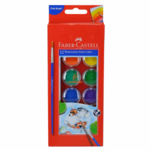 آبرنگ 12 رنگ فابر کاستل FABERCASTELL