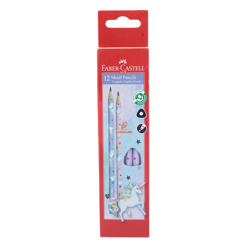 مداد مشکی 12 عددی مدل motif pencils طرح دار فابر کاستل (9).jpg