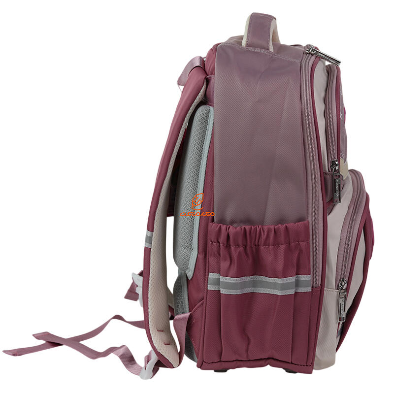 کوله پشتی فانتزی تک زیپ کد 3332-pink مدل Happy (4).jpg