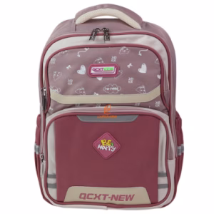 کوله پشتی فانتزی تک زیپ کد 3332-maroon مدل Happy