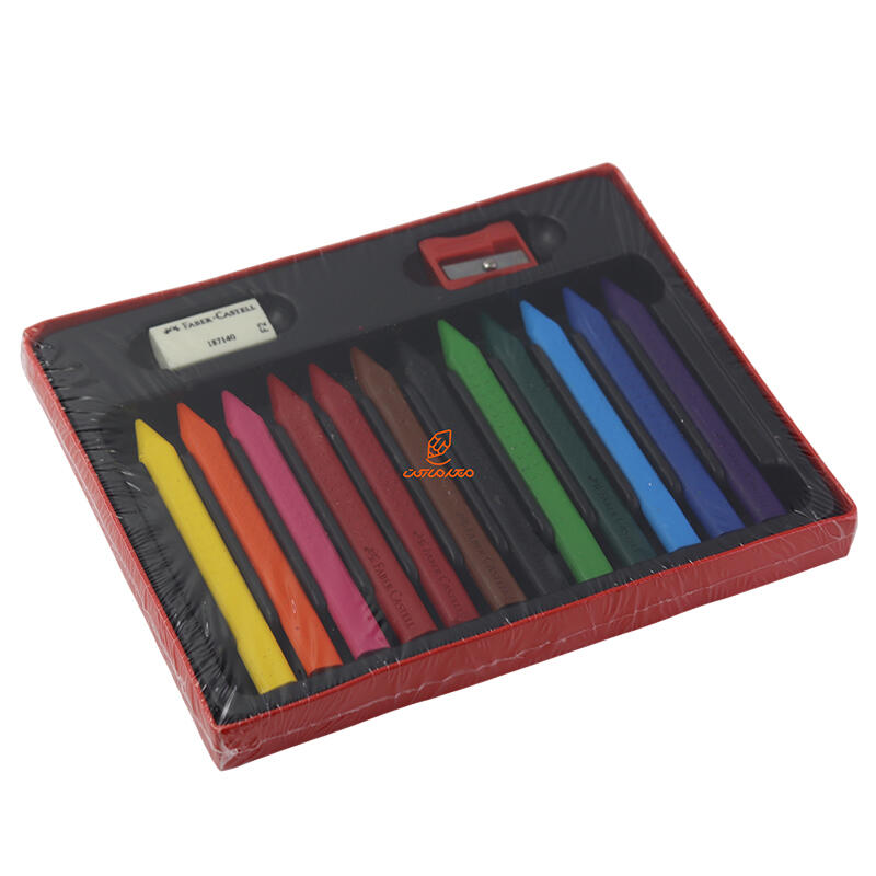 پاستل روغنی ( ژل کرایون ) 12 رنگ مدل گریپ 2912 فابر کاستل FABERCASTELL (3).jpg
