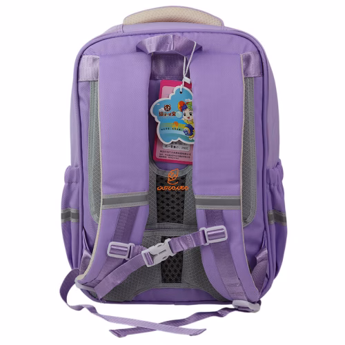 کوله پشتی فانتزی تک زیپ کد 3332-purple مدل Happy (3).jpg