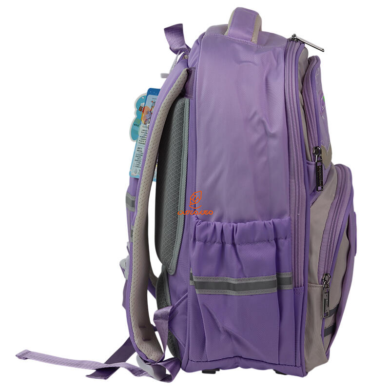 کوله پشتی فانتزی تک زیپ کد 3332-purple مدل Happy (2).jpg