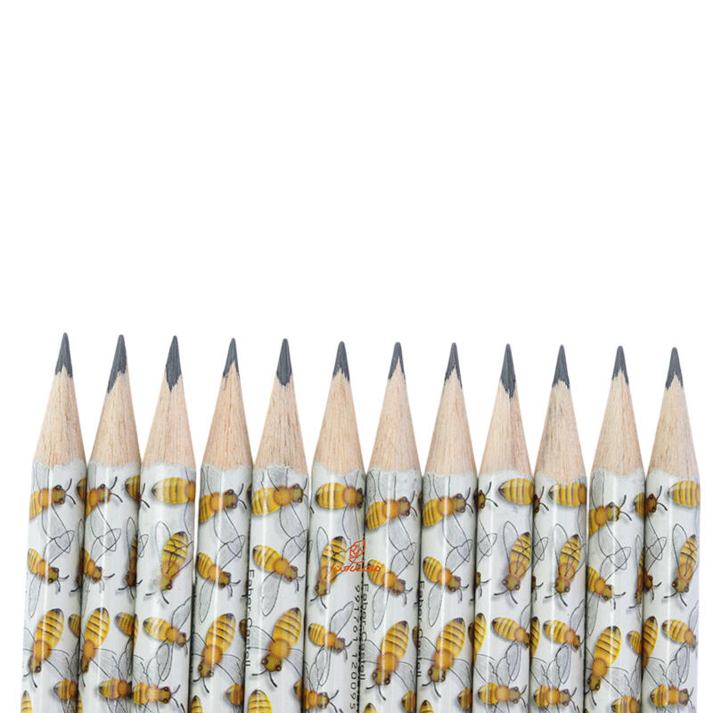 مداد مشکی 12 عددی مدل motif pencils طرح دار فابر کاستل (3).jpg
