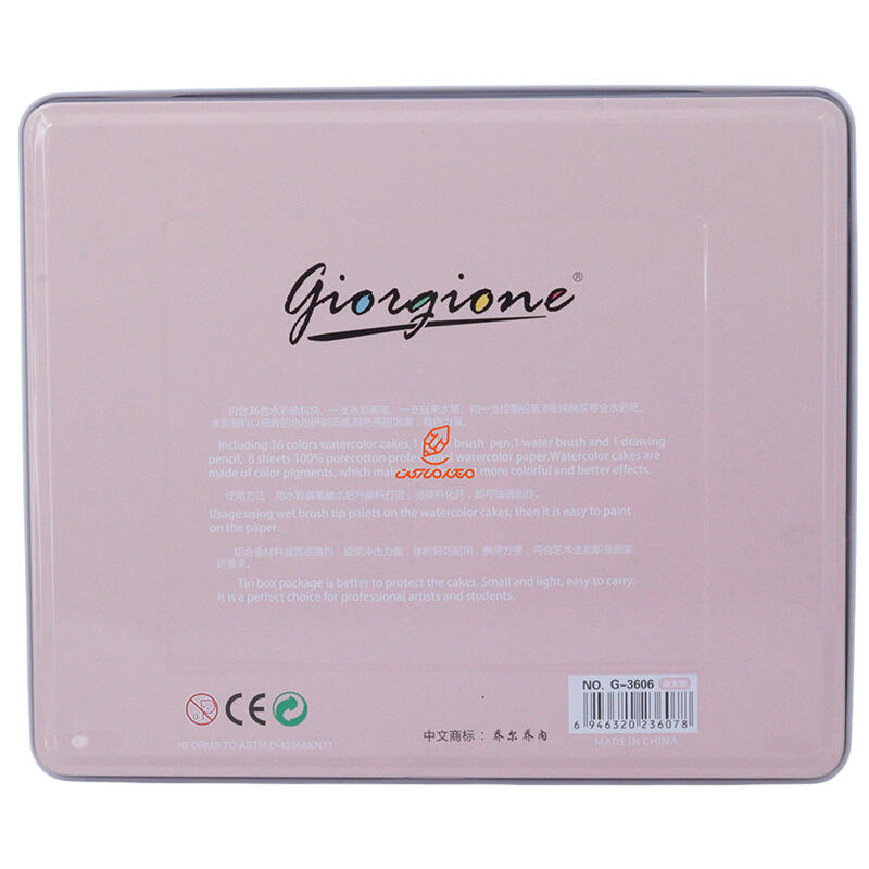 آبرنگ 36 رنگ طرح پرنده G3606 جورجیون GFGIORGIONE (3).jpg