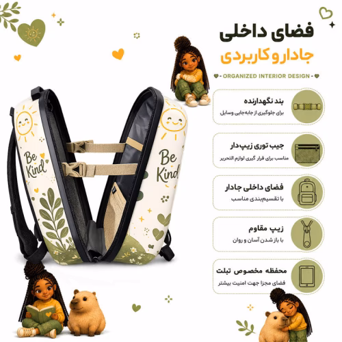کوله پشتی مدرسه مدل MS1050 طرح دختر GIRL (9).jpg