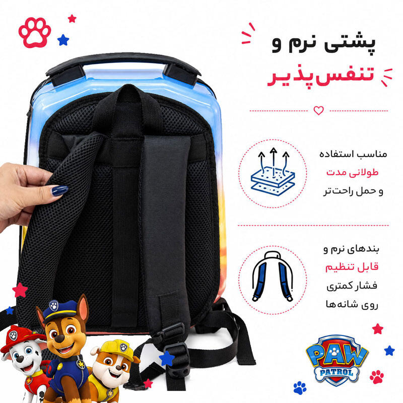 کوله پشتی مدرسه طرح استیچ آبی مدل MS1050 (2).jpg