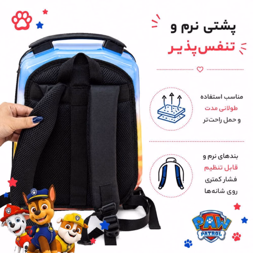 کوله پشتی مدرسه طرح استیچ آبی مدل MS1050 (2).jpg