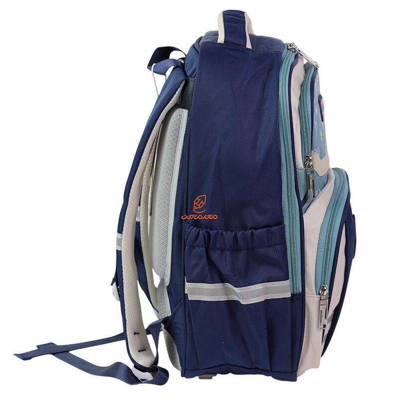 کوله پشتی فانتزی تک زیپ کد 3332-Blue مدل Happy (3).jpg