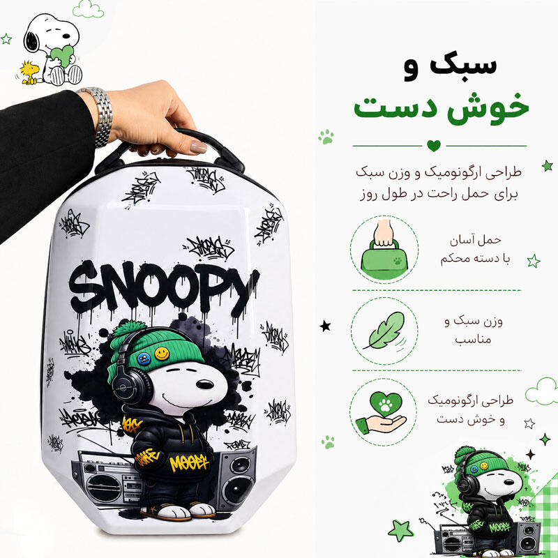 کوله پشتی مدرسه مدل MS1050 طرح اسنوپی SNOOPY (12).jpg