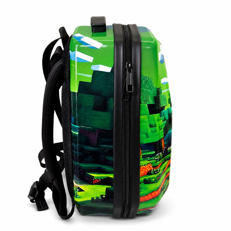 کوله پشتی مدرسه مدل MS1050 طرح ماینکرافت MINECRAFT GREEN (3).jpg