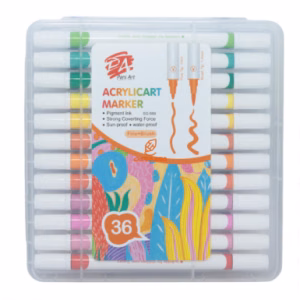 ماژیک اکریلیک 36 رنگ دو سر 5041 پارس آرت PARS ART