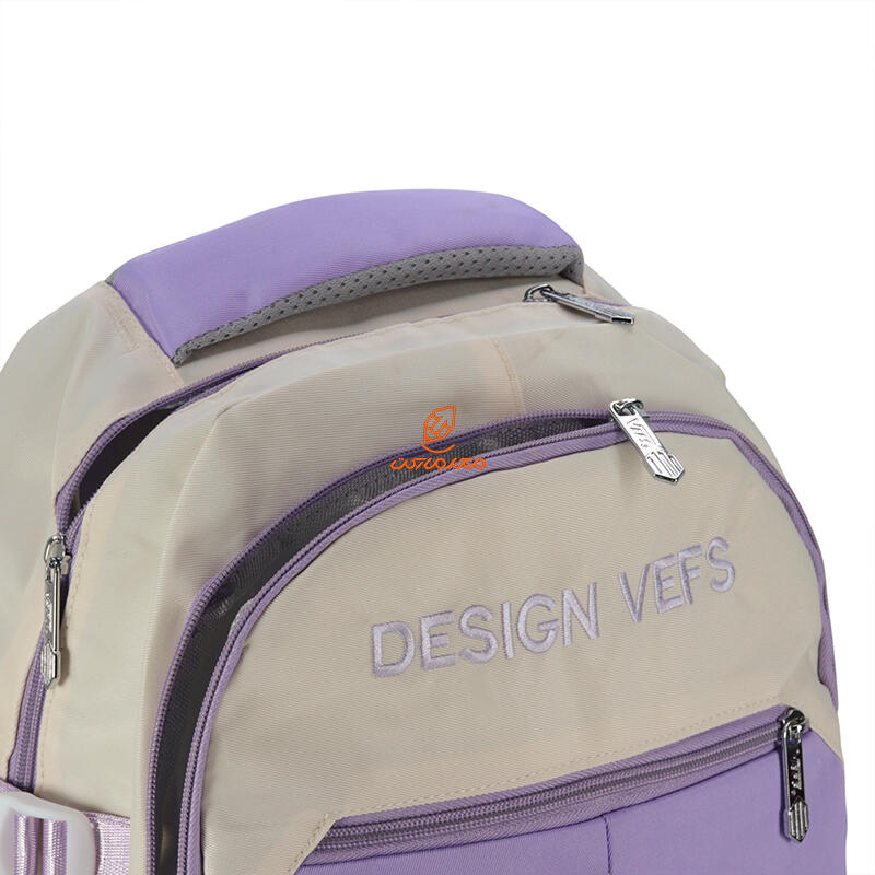 کوله پشتی تک زیپ 5078-purple مدل دو رنگ وفس VEFS (1).jpg