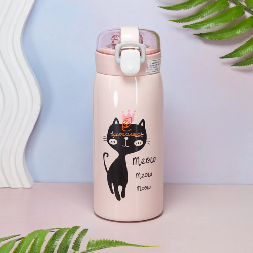 فلاسک مینی 350 میل نی دار کد-1240 طرح CAT (2).jpg