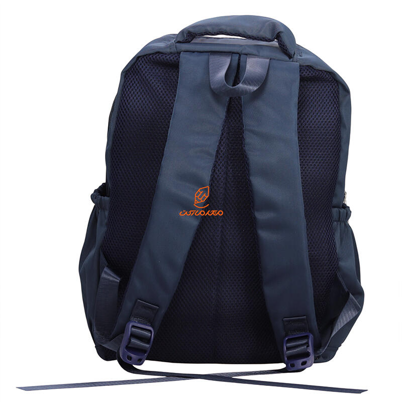 کوله پشتی 2 زیپ 3041-Navy blue مدل برجسته Minecraft وفس VEFS (4).jpg