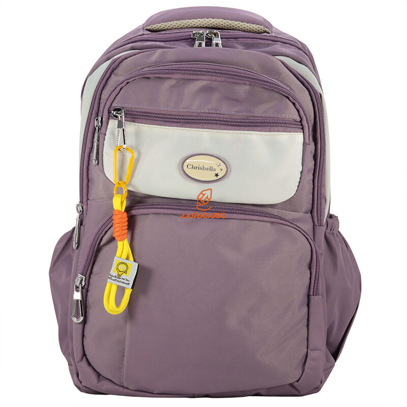 کوله پشتی 2 زیپ 3638-purple مدل CHRISBELLA وفس VEFS
