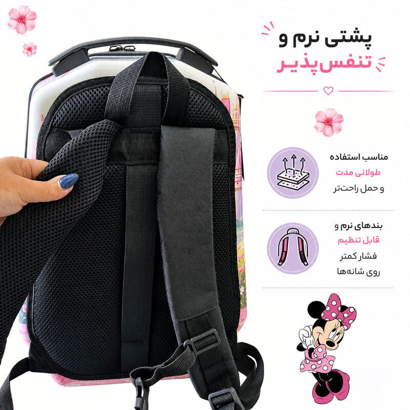 کوله پشتی مدرسه طرح میکی موس MINNIE MOUSE مدل MS1090 (5).jpg