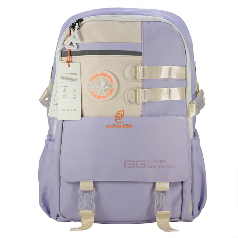 کوله پشتی 2 زیپ 3637-purple مدل FUTURE وفس VEFS