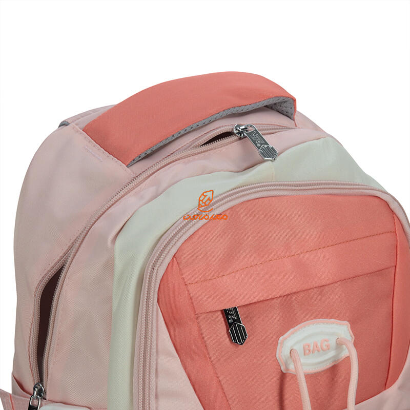 کوله پشتی تک زیپ کد 8919-PINK مدل KEEP HAPPINESS وفس VEFS (1).jpg