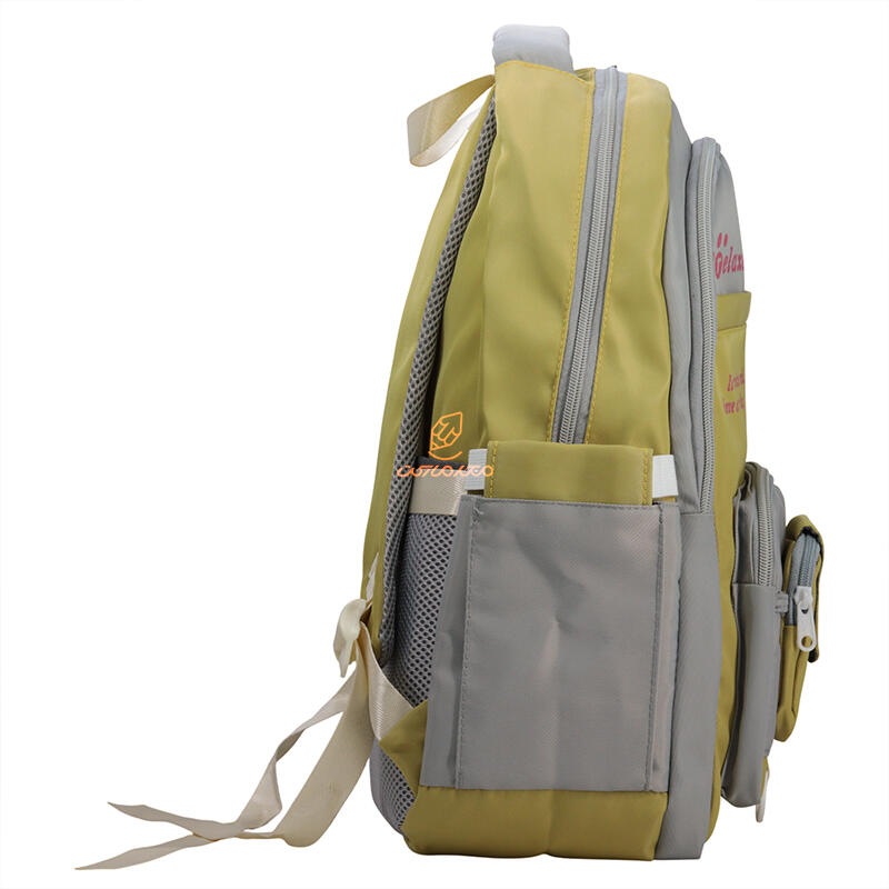 کوله پشتی 2 زیپ 3036-YELLOW مدل RELAXED وفس VEFS (2).jpg