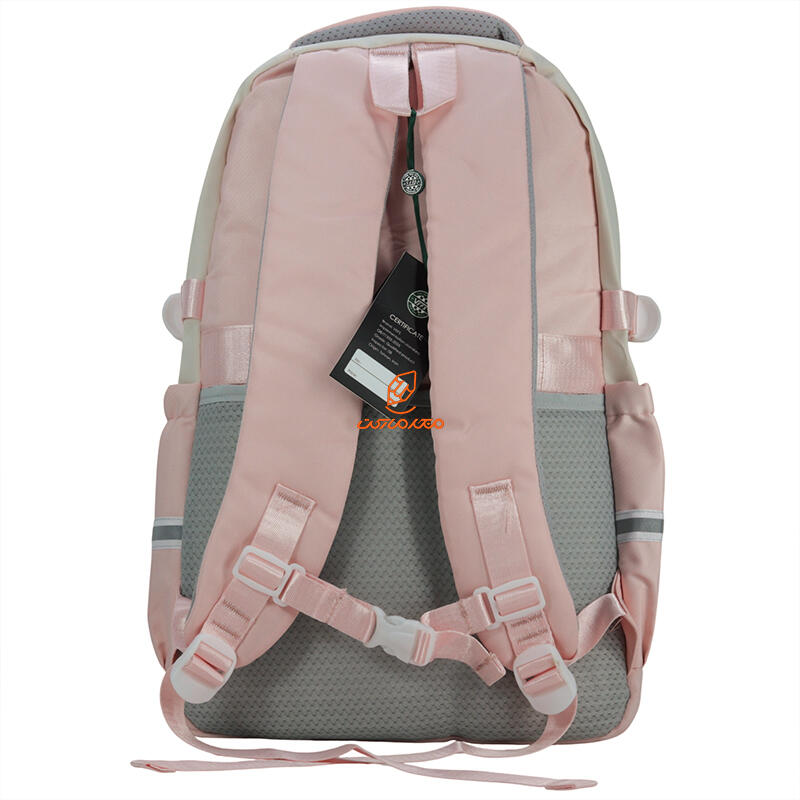 کوله پشتی تک زیپ 5078-PINK مدل دو رنگ وفس VEFS (4).jpg