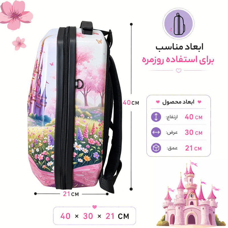 کوله پشتی مدرسه طرح میکی موس MINNIE MOUSE مدل MS1090 (3).jpg