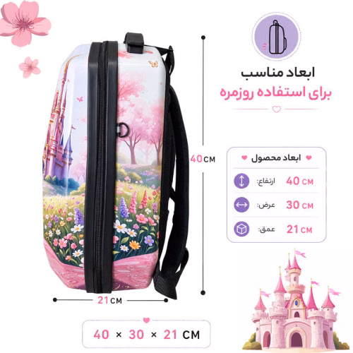 کوله پشتی مدرسه طرح میکی موس MINNIE MOUSE مدل MS1090 (3).jpg