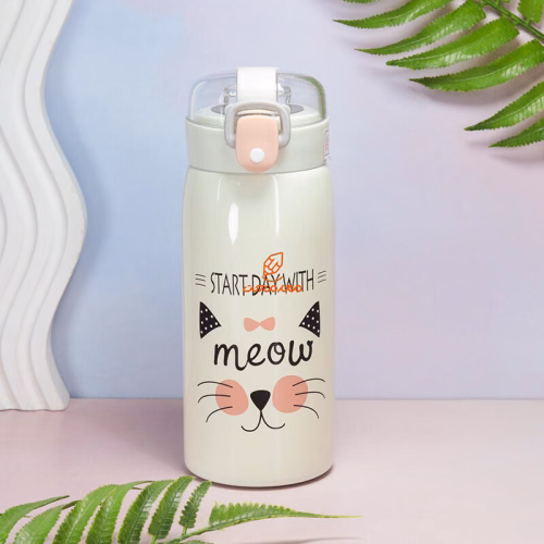 فلاسک مینی 350 میل نی دار کد-1240 طرح CAT (1).jpg