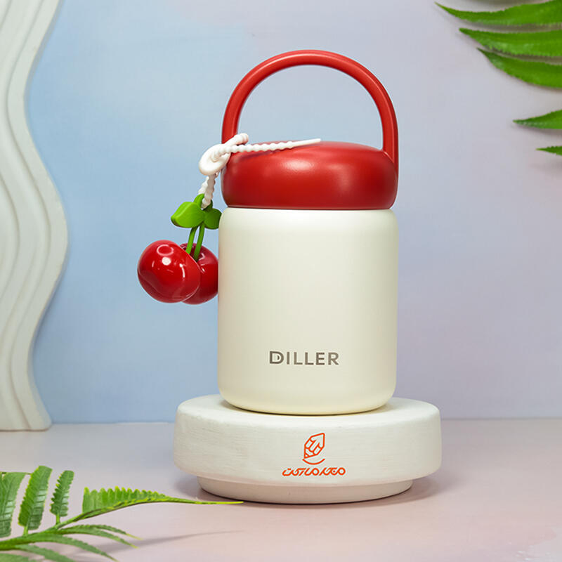 تراول ماگ مینی 200 میل دسته ثابت مدل CHERRY کد MLH-9217