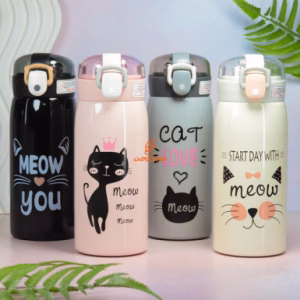 فلاسک مینی 350 میل نی دار کد-1240 طرح CAT