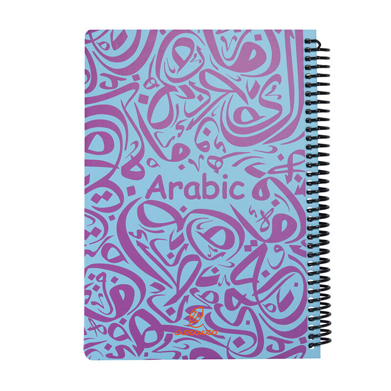 دفتر 100 برگ وزیری طرح فرمول عربی دات نوت DOT NOTE آبی.jpg