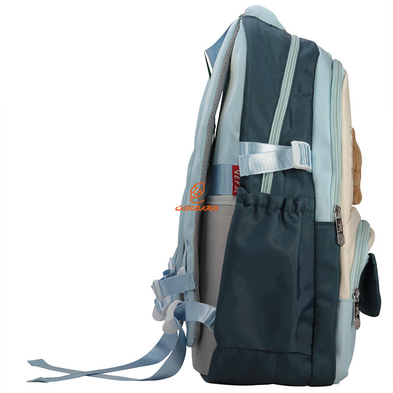 کوله پشتی 2 زیپ 6525-BLU مدل LABUBU وفس VEFS (3).jpg