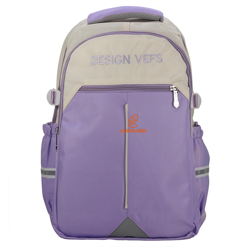 کوله پشتی تک زیپ 5078-purple مدل دو رنگ وفس VEFS