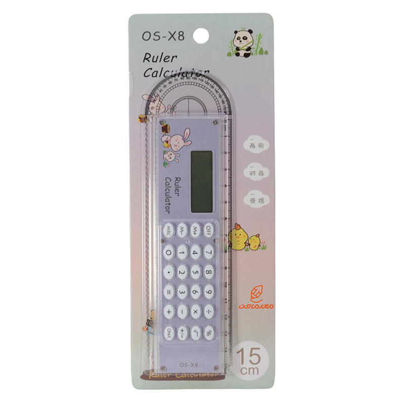 خط کش 15CM ماشین حساب دار OS-X8