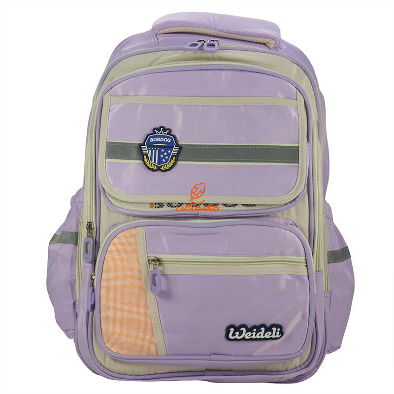 کوله پشتی 2 زیپ 3015-purple مدل WEIDELI وفس VEFS