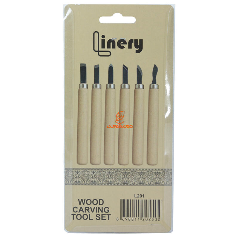 مغار 6 عددی دسته چوبی لاینری LINERY (4).JPG