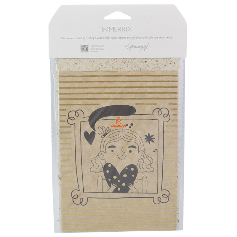 کارت پستال فانتزی مدل GOLDEEK سایز 06 لوتوس