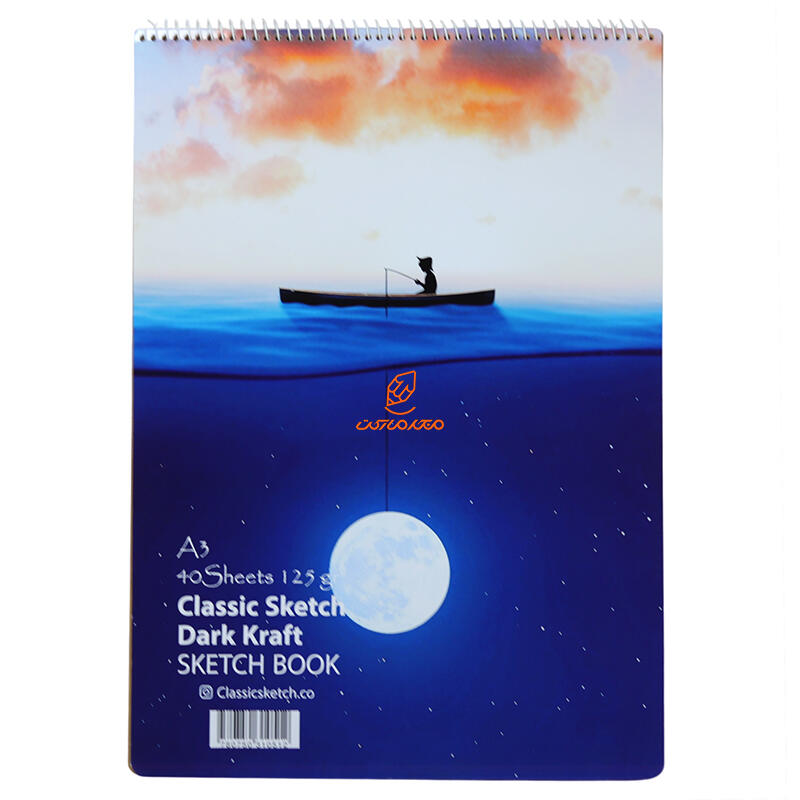 دفتر کرافت ( کرافت تیره ) 125 گرم کلاسیک CLASSIC (6).JPG