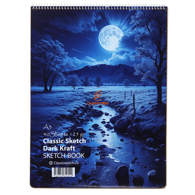 دفتر کرافت ( کرافت تیره ) 125 گرم کلاسیک CLASSIC (12).JPG