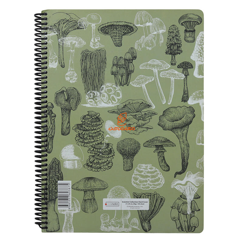 دفتر 100 برگ رحلی طرح BOTANY FUNGUS دات نوت DOT NOTE (2).JPG