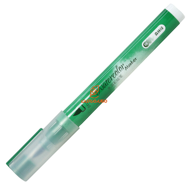 ماژیک آبرنگی تک سر براش تک رنگ ( طیف سبز ) CS-H906 (8).JPG