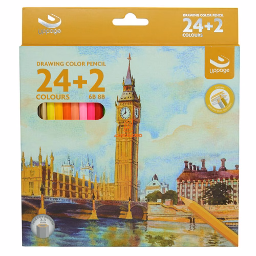 مداد رنگی 2+24 رنگ U0024 مدل متالیک اپیج UPPAGE (1).JPG
