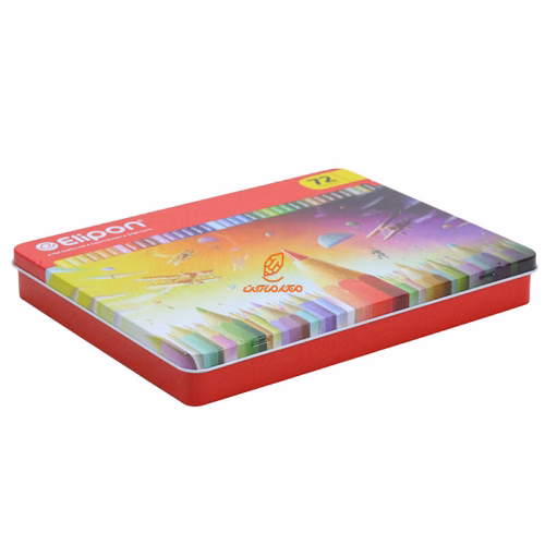 مداد رنگی 72 رنگ جعبه فلزی کد 8121610 الیپون ELIPON (2).JPG