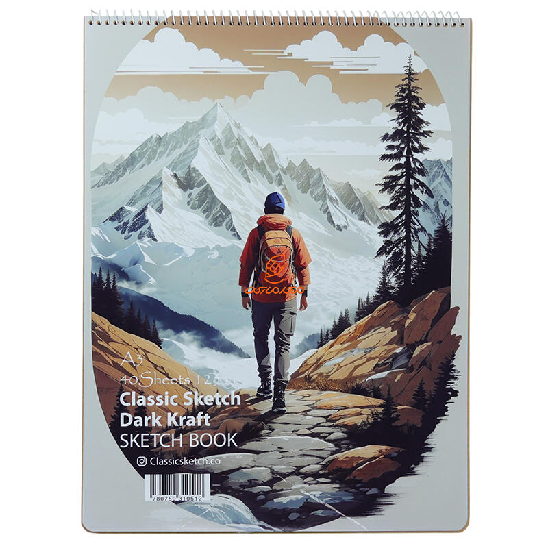 دفتر کرافت ( کرافت تیره ) 125 گرم کلاسیک CLASSIC (13).JPG