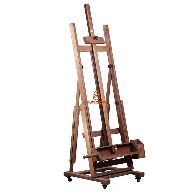 پایه بوم کارگاهی چرخ دار