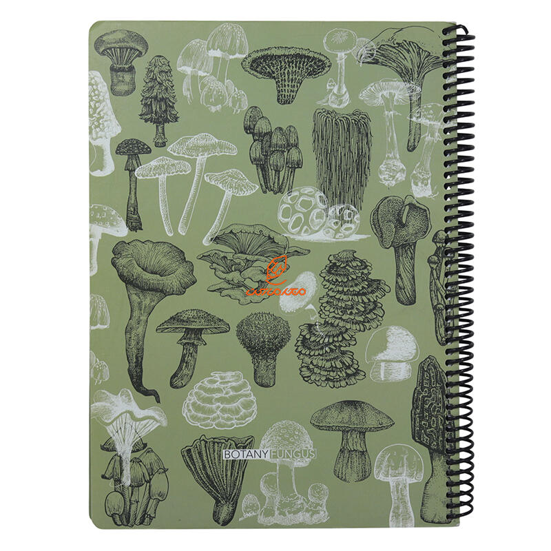 دفتر 100 برگ رحلی طرح BOTANY FUNGUS دات نوت DOT NOTE
