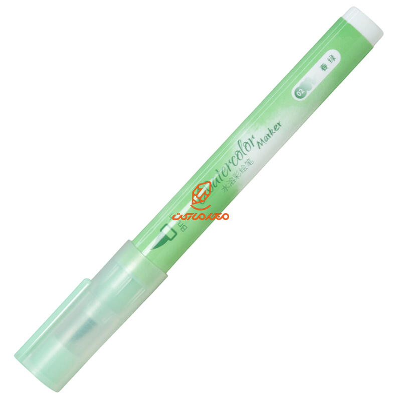 ماژیک آبرنگی تک سر براش تک رنگ ( طیف سبز ) CS-H906 (2).JPG