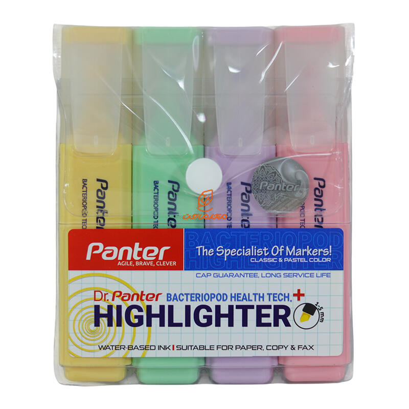 ماژیک علامت گذار 4 رنگ H512-WP4 پنتر PANTER