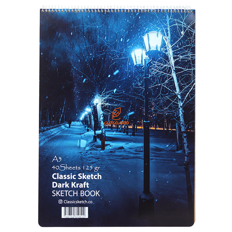 دفتر کرافت ( کرافت تیره ) 125 گرم کلاسیک CLASSIC (11).JPG